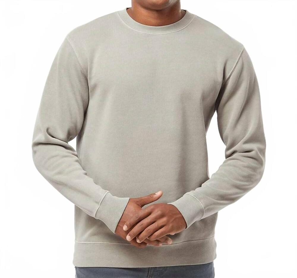 NEW INDEPENDENT TRADING COMPANY midweight pigment-dyed crewneck sweatshirt in ce